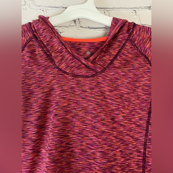 Tangerine Athletic Hoodie w/ Thumb Holes size XL - Picture 2 of 8